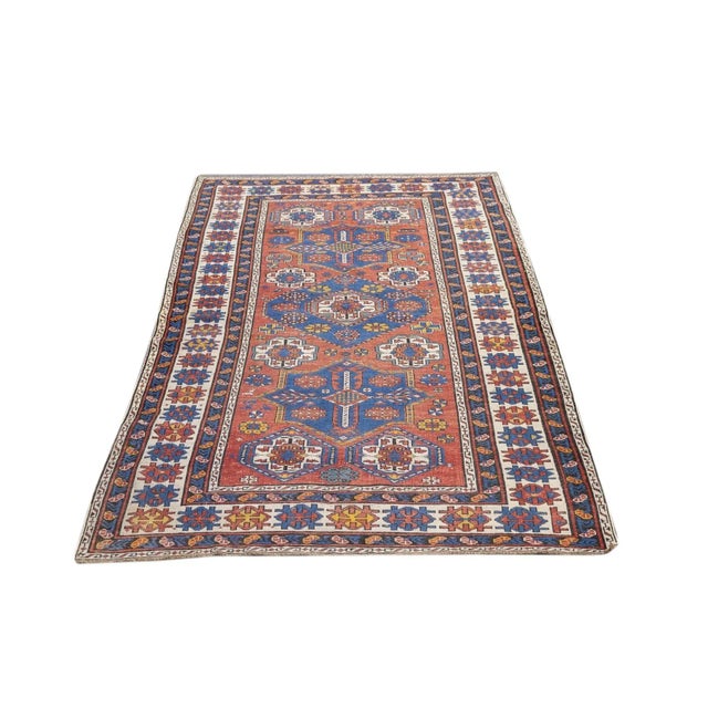 Antique Shirvan Rug 4'1'' x 7' For Sale - Image 12 of 12