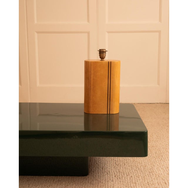 Parchment Table Lamp, Italy, 1970s For Sale - Image 3 of 7