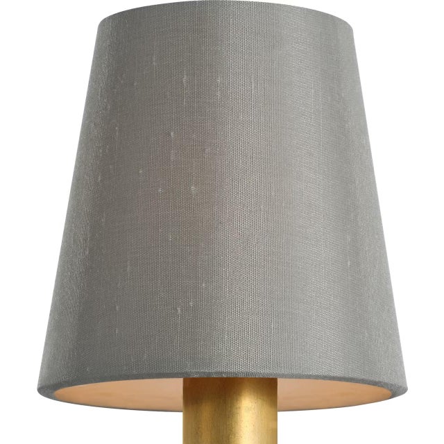 Transitional Visual Comfort Signature 4" Mist Silk Empire Shade For Sale - Image 3 of 3