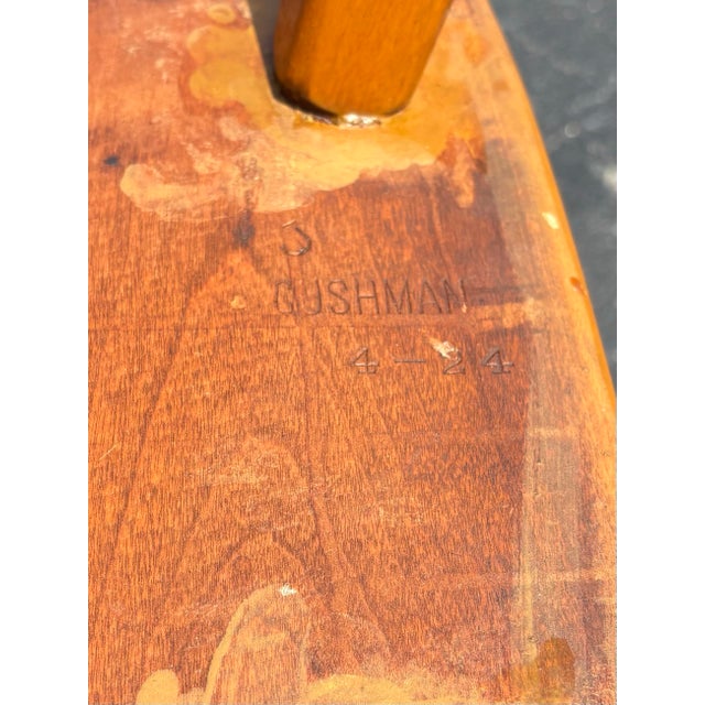 1950s Set of 4 Cushman Colonial Creations Solid Maple Dining Chairs For Sale In Miami - Image 6 of 12