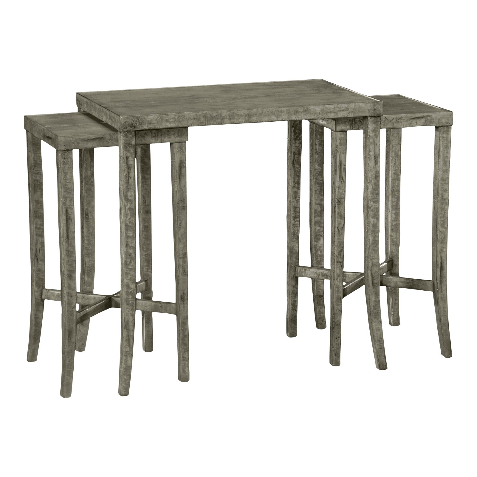 Casual Accents Grey Nesting Accent Tables Set of 3 Chairish
