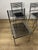 Postmodern Vintage Sandows 101 Steel Chairs by René Herbst for Pallucco, 1980s, Set of 4 For Sale - Image 3 of 9