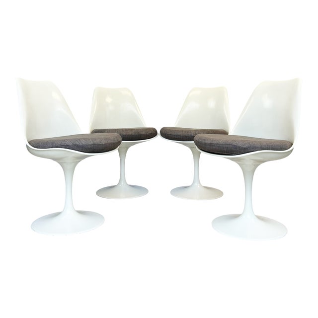Mid-Century Tulip Chairs by Rudi Bonzanini, 1970s, Set of 4 For Sale