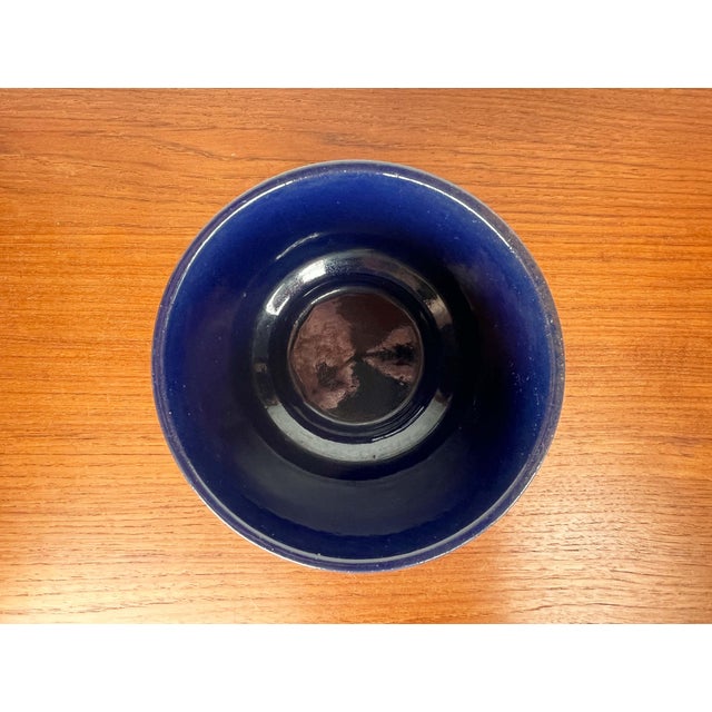 Mid-Century Modern Bright Blue Planter from Marei Majolikafabrik, 1960s For Sale - Image 11 of 16