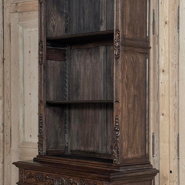 Pair Monumental French Louis XIV Bookcases ~ Bibliotheques For Sale - Image 12 of 17