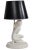 Ceramic White Ceramic Nude Female Table Lamp Made in Usa Ca. 1950/1960's For Sale - Image 7 of 7
