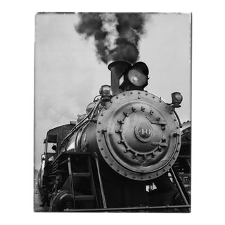 Train Black & White Photograph by Charles Baker For Sale