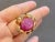 Bochic "Orient" Red Ruby & Multi Color Sapphires Ring Set In 18K Gold & Silver For Sale - Image 16 of 18