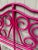 Vintage Rattan Magenta Twin Headboards - a Pair For Sale - Image 4 of 10