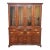 Henkel Harris Cherry Breakfront China Cabinet For Sale