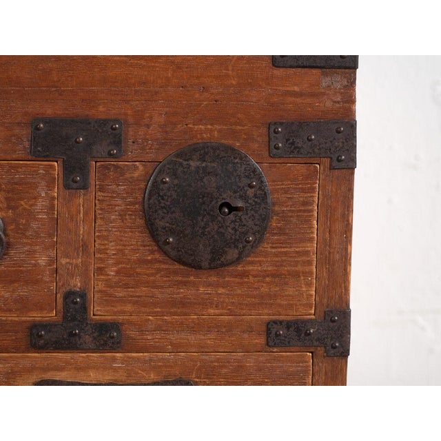 Brown Antique Japanese Ko-Dansu For Sale - Image 8 of 12