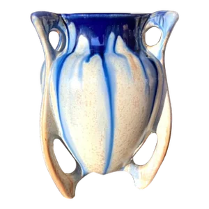 Antique Belgian Pottery Space-Age Vase