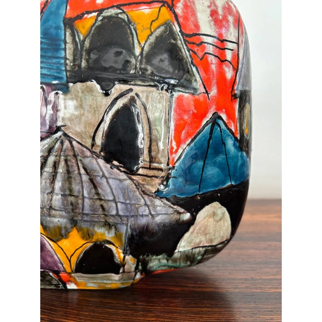 Ceramic Vase by Elio Schiavon, Italy, 1960s For Sale - Image 6 of 9