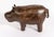 Dimitri Omersa Dimitri Omersa Leather Hippopotamus Footstool With Original Label For Sale - Image 4 of 9