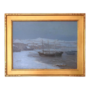 Early 20th Century Evening, St. Ives Harbor, Cornwall