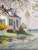 Mid-Century American Impressionist Painting of Rockford Mass by Paul Strisik n.A. For Sale - Image 10 of 14