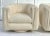 Pair of Postmodern 1980's Swivel Club Chairs by Martin Brattrud For Sale - Image 9 of 12