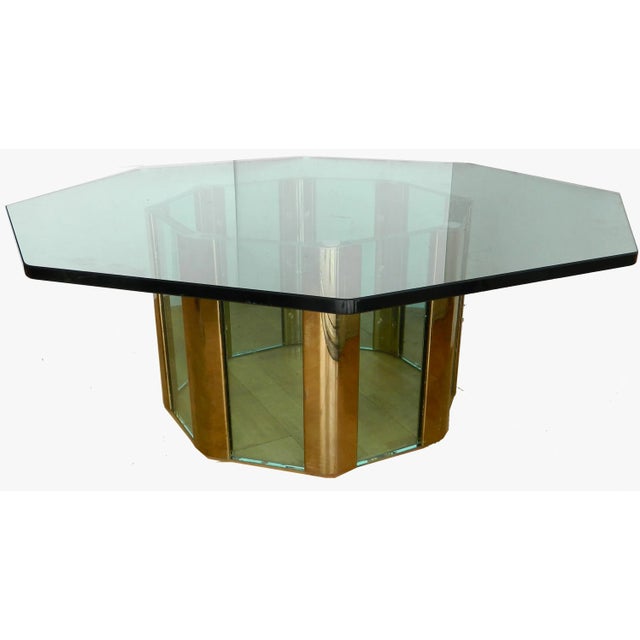 Mid-Century Modern Vintage Pace Octogonal Coffee Table For Sale - Image 3 of 4