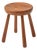 Antique Wooden Stool, France, 1960s For Sale