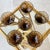 Circa 1960 Seneca Glass "Driftwood" Casual Footed Dessert Cups – Set of 6 For Sale In Austin - Image 6 of 13