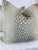 Custom pair of 22" pillows covered in Thibaut "Gazelle" chenille in color linen. These pillows have tapered corners to...