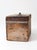 Brown Antique Primitive Industrial Wood Storage Box For Sale - Image 8 of 16