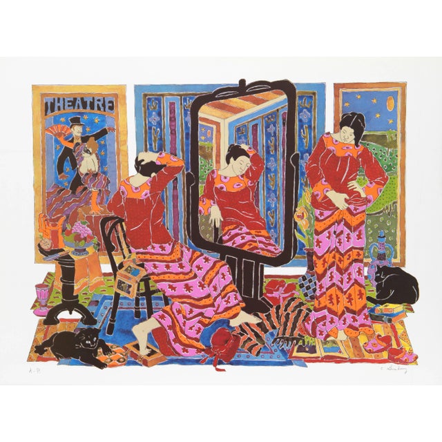 Theatre #1 circa 1979 Lithograph, signed and numbered in pencil Of AP 21 in. x 28.5 in. (53.34 cm x 72.39 cm)