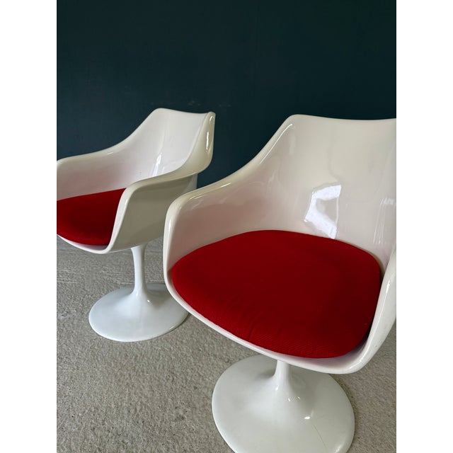 Mid-Century Modern Tulip Swivel Armchairs, 1960s, Set of 2 For Sale - Image 11 of 18