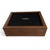 Mid-Century Modern Black Stingray Shagreen & Wood Decorative Box For Sale In Miami - Image 6 of 12