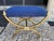 Italian Modern Brass Bench For Sale In Houston - Image 6 of 11