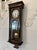 Antique Victorian Figured Walnut 8 Day Wall Clock, 1860s For Sale - Image 3 of 12