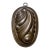 Large Vintage Copper Jelly Mold Oval Fruit Relief Wall Decor French Country Kitchen 11.75" For Sale