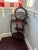 Victorian mahogany étagère with an oval mirror and staggered shelves. This design is characteristic of the late...