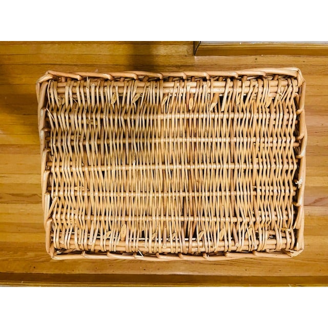 Rattan Hamper, Vintage For Sale - Image 12 of 13