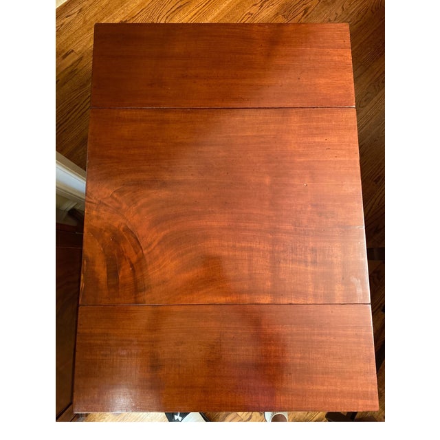 Late 18th Century George III Mahogany Drop-Leaf Side Table For Sale - Image 5 of 6