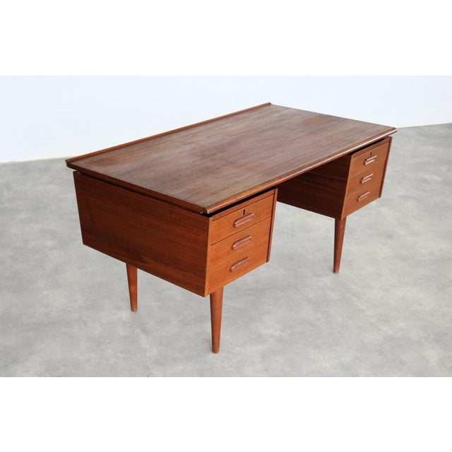 Vintage Danish Desk in Teak, 1960s For Sale - Image 6 of 12