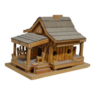 1980s Executive Birdhouse Solid Wood For Sale