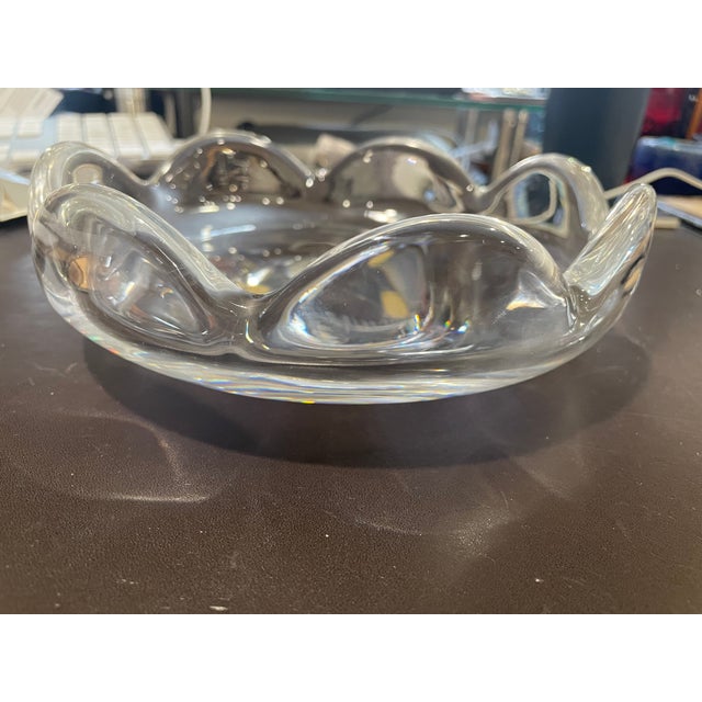 Contemporary Signed Orrefors 7.5" Decorative Bowl For Sale - Image 3 of 3