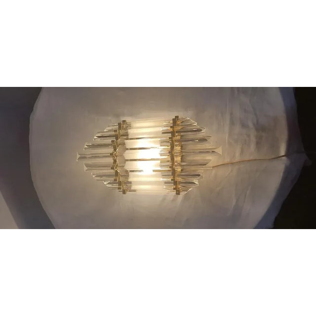 Murano Glass Sconce from Venini, Italy, 1970s For Sale - Image 11 of 15