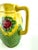 Vintage Japanese Majolica Style Strawberry Pitcher With Basketweave Base For Sale In Little Rock - Image 6 of 12