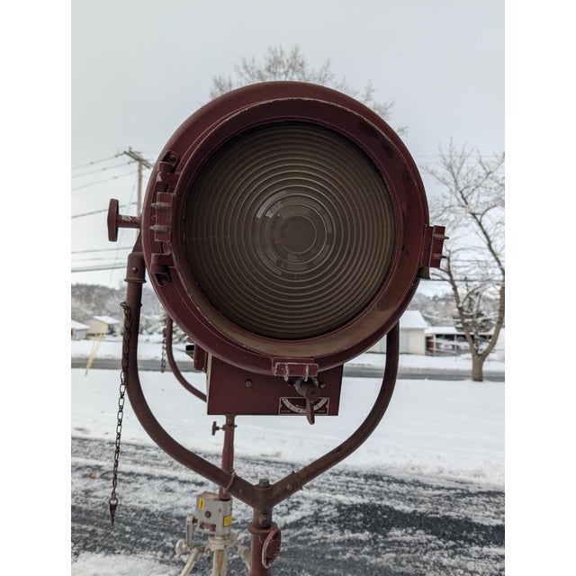 Mole-Richardson Stage Lights | Hollywood Studio Spotlights on Crank Stands For Sale - Image 6 of 18