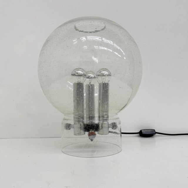 Glass Table Lamp from Limburg Glashütte, 1970s For Sale - Image 6 of 18