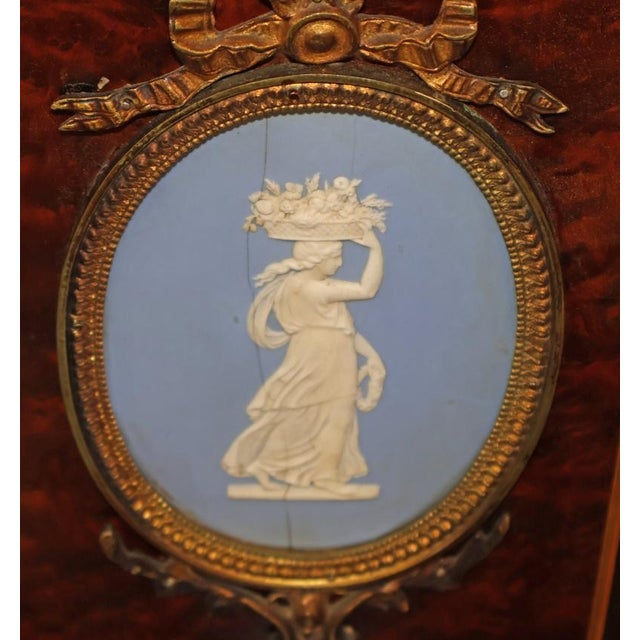 Late 19th Century English Burl Walnut Napoleon III Bronze Mounted Ladies Desk For Sale - Image 9 of 18