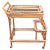Rattan-Wicker Bar Cart For Sale - Image 11 of 11
