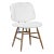 Mid-Century Sherpa Dining Chair For Sale
