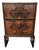 Mid-Century Modern Italian Walnut Bar Cabinet, 1940s For Sale