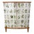 1950’s Swedish Curved Front Cabinet With Nordens Flora Illustrations For Sale