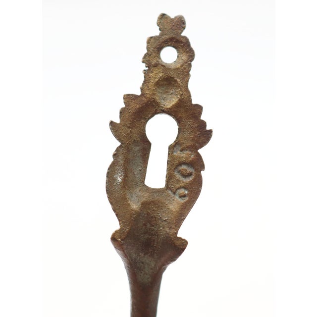 Mid 20th Century Antique Victorian Brass Music Cabinet Finger Pull For Sale - Image 5 of 5