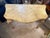Beautiful Hand Painted Italian Console table with a Wood Painted Faux Stone top in a Wonderful Cream base with the top a...