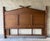 Brown British Colonial Burnt Bamboo and Grasscloth Queen Headboard For Sale - Image 8 of 12